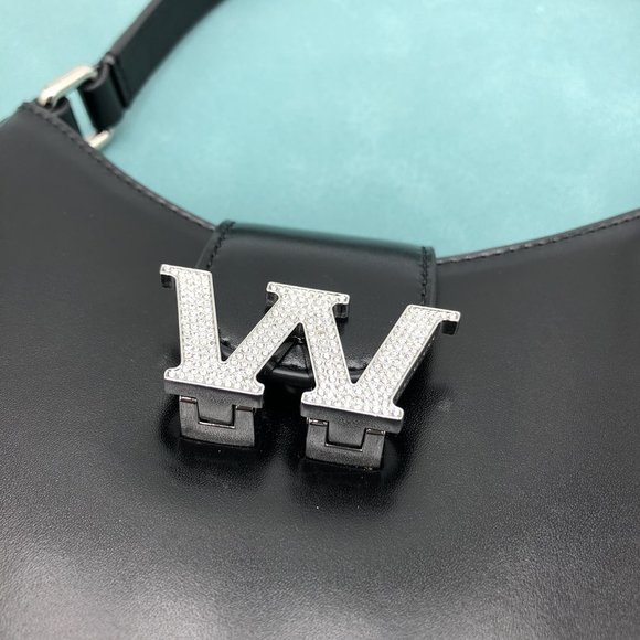 w legacy small hobo black leather handbag - Picture 5 of 7